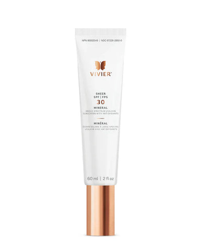 Vivier Sheer SPF 30 Mineral Untinted 60ml